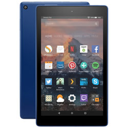 New Amazon Fire HD 8 Tablet with Alexa, Quad-Core, Fire OS, Wi-Fi, 16GB, 8, With Special Offers Marine Blue